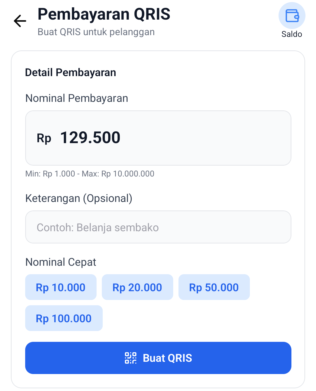 Biz Pro QRIS Screenshot